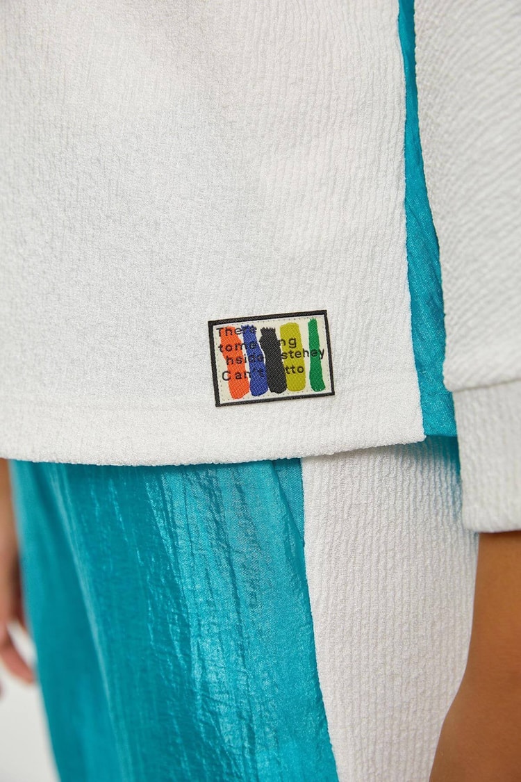 Ekru-Atlantis Color Block Eşofman TakımıST050S6006702