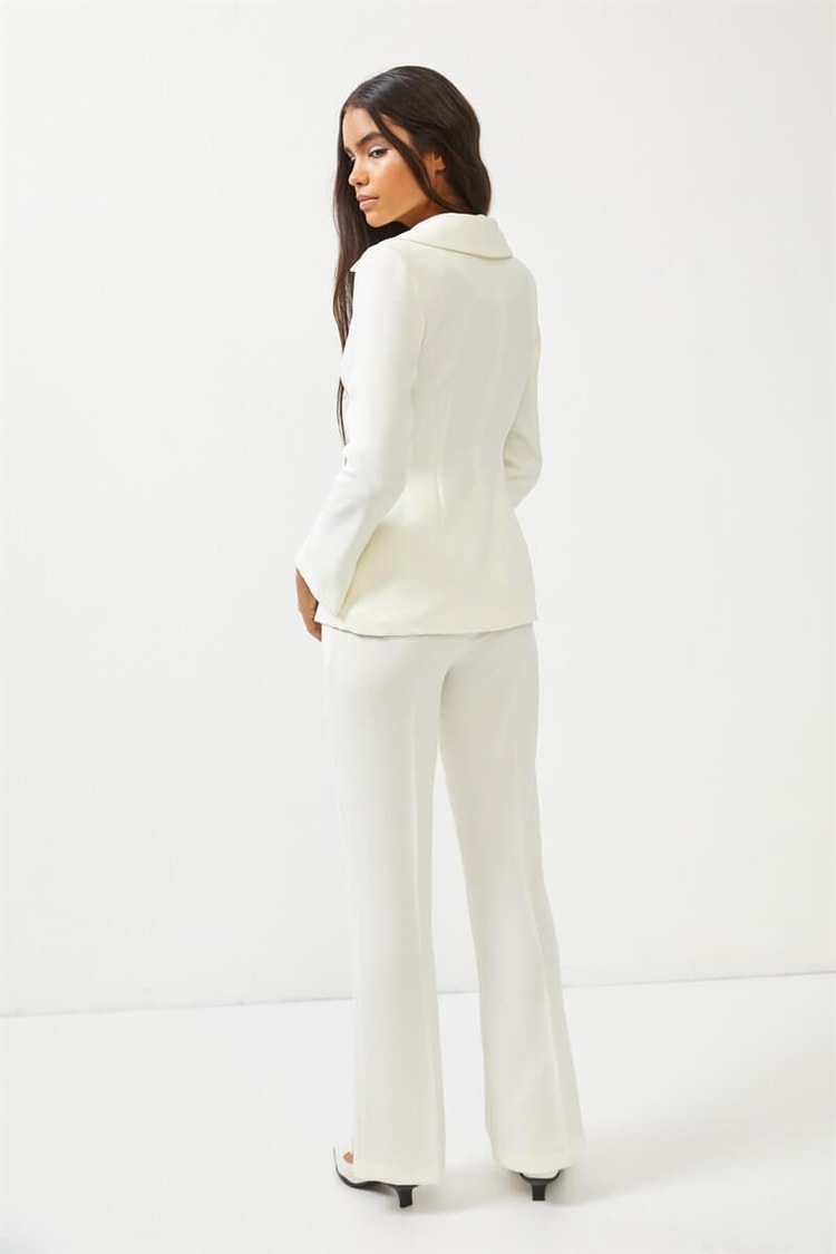 Ekru Bağlama Detaylı Kruvaze Blazer CeketST060S90350001