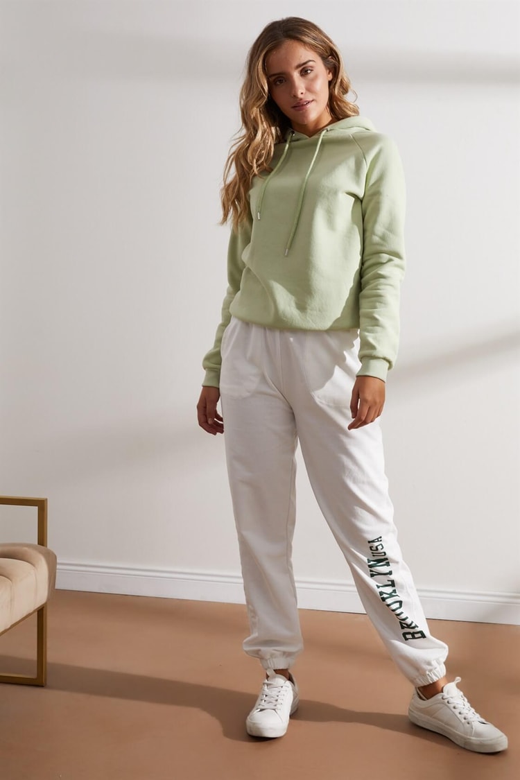 Ekru Baskılı Jogger PantolonST050W2041101