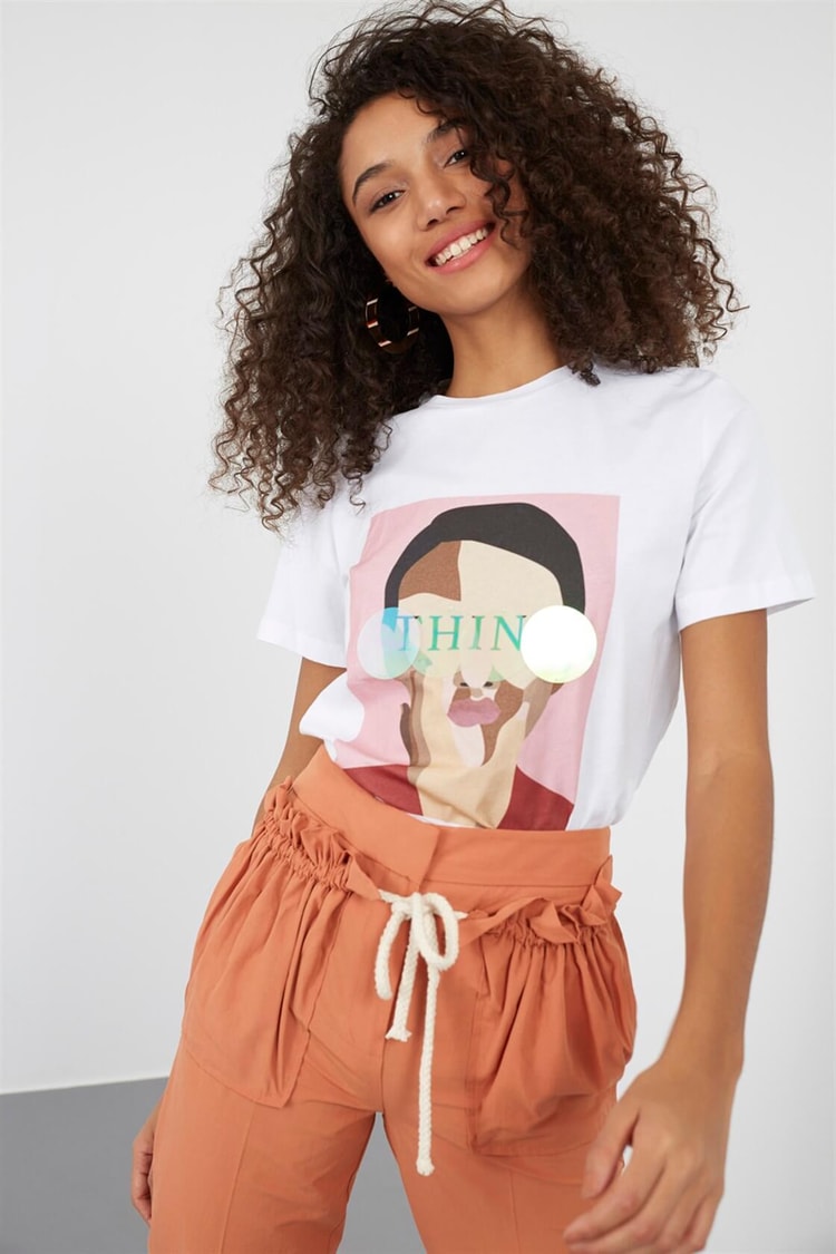 Ekru T-ShirtST050S7107301
