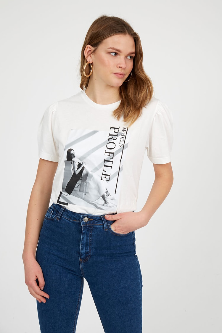 Ekru T-ShirtST050S7111401