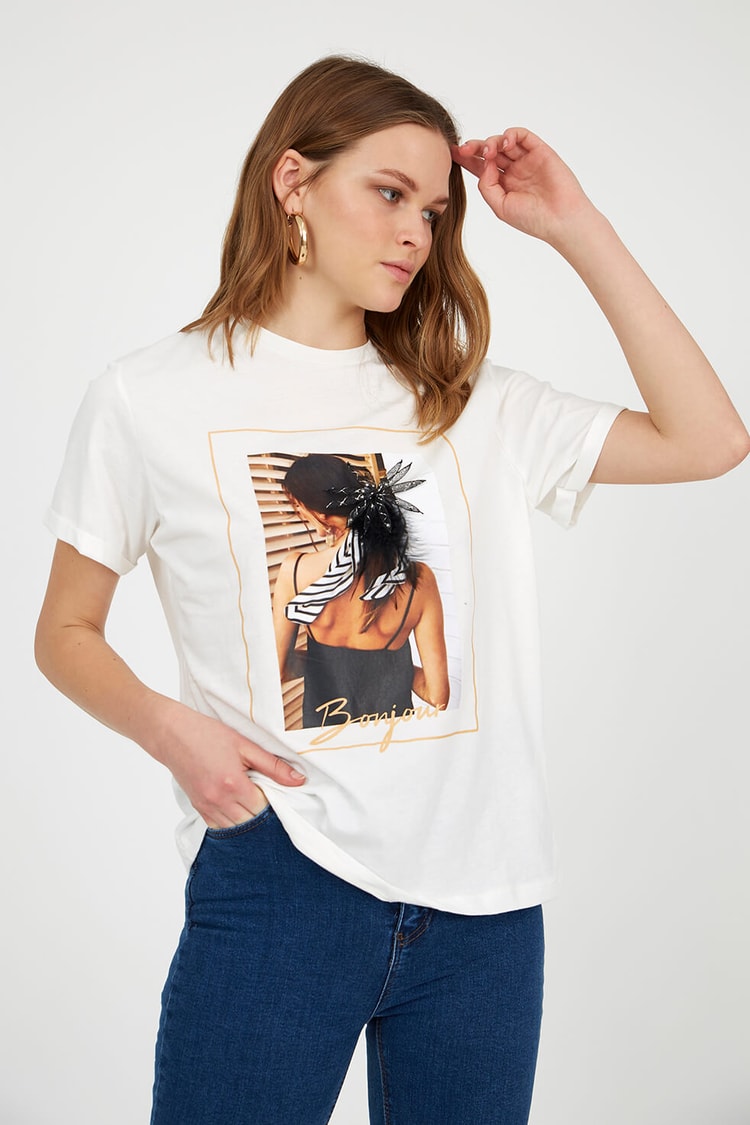 Ekru T-ShirtST050S7111601