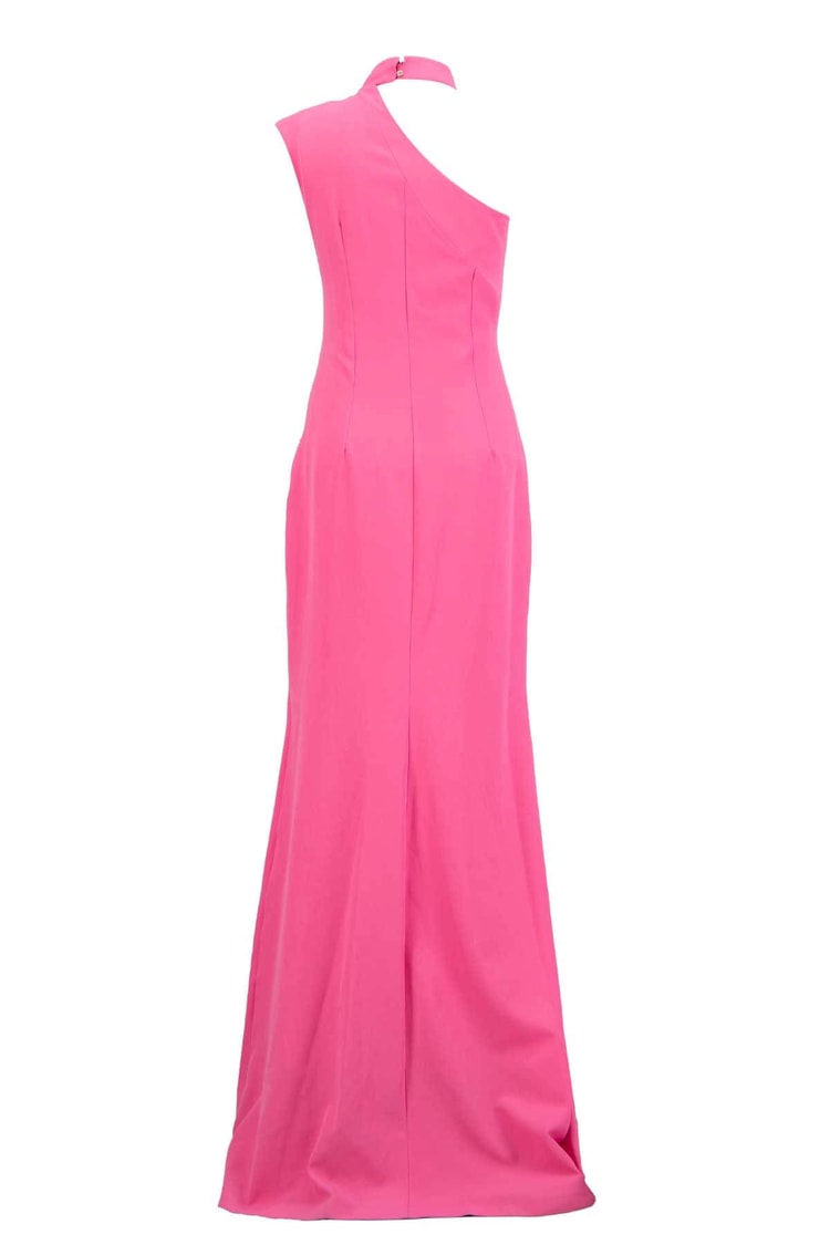 Fuşya Kolsuz Maxi ElbiseST020S403762
