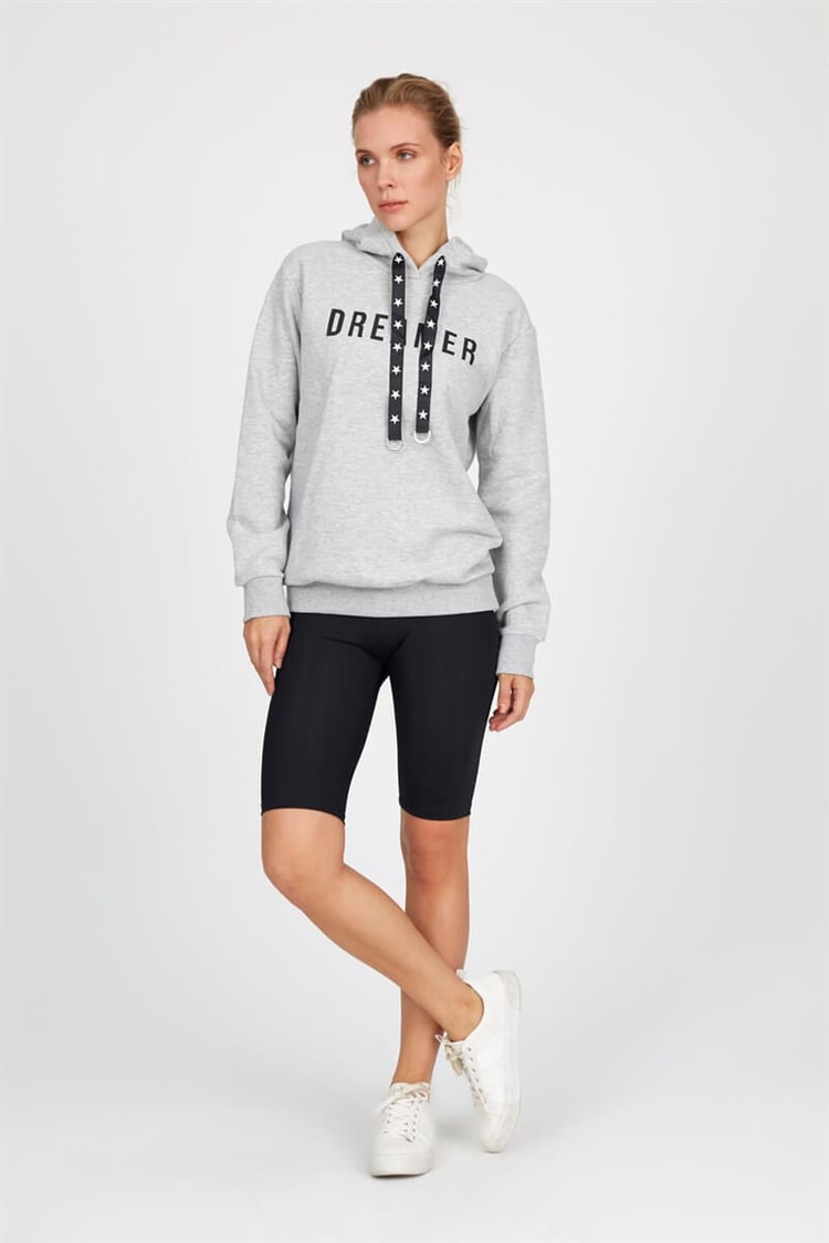 Gri - Uzun Kol S-ShirtST050W7202901