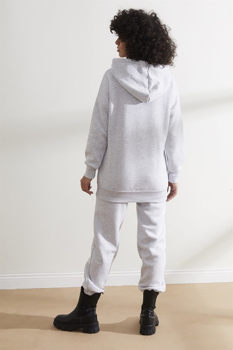 Gri Sweatshirt Jogger Eşofman TakımST050W6007401