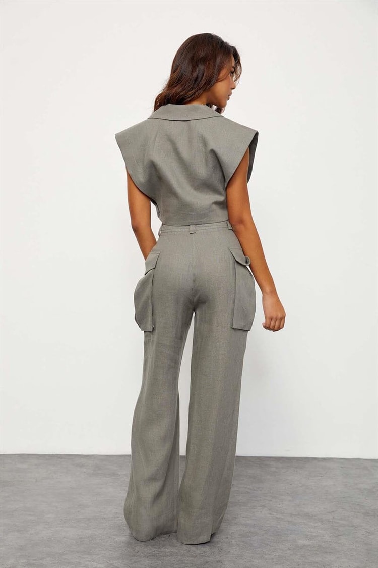 Haki Yelek Pantolon TakımST060S60084001