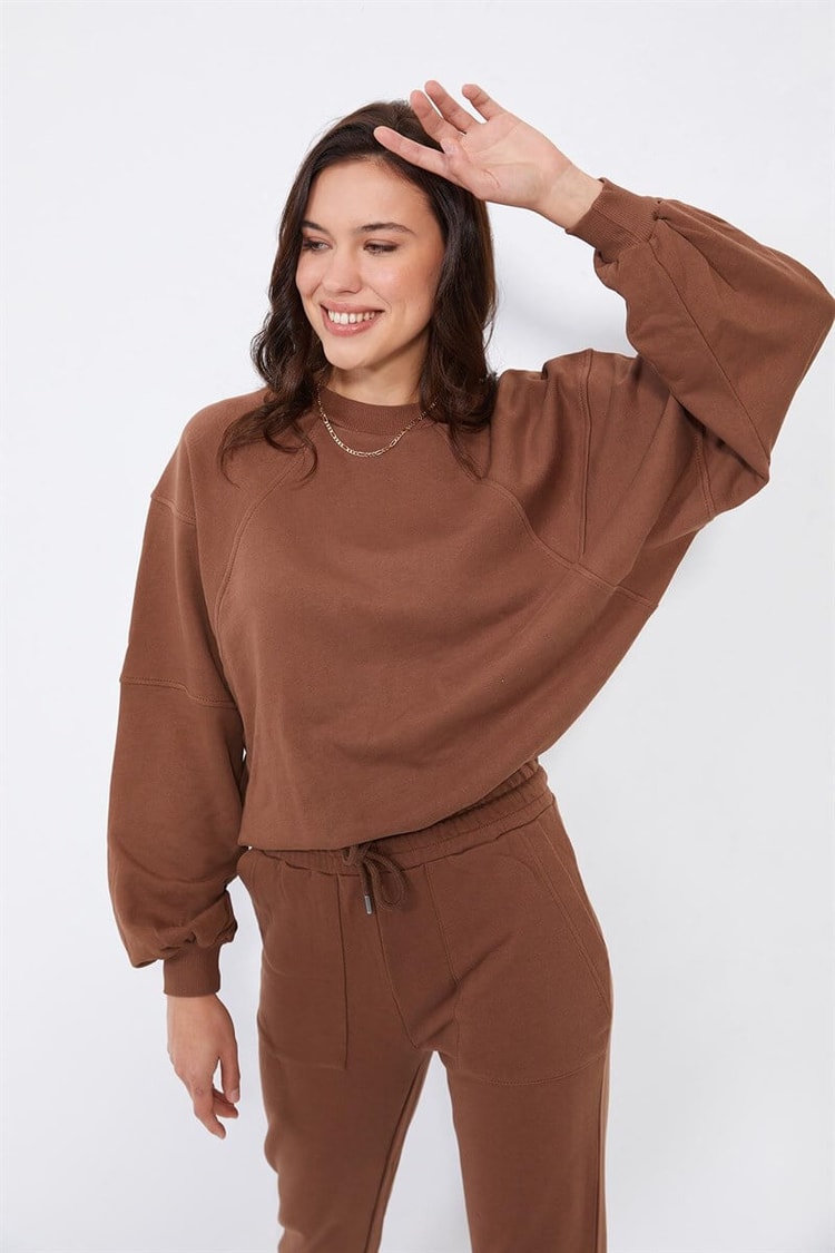 Kahve Jogger Eşofman TakımıST060W82164001