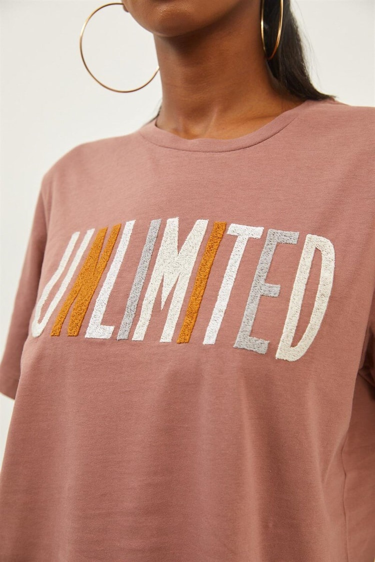 Kahve Kısa Kollu T-ShirtST070S71281002