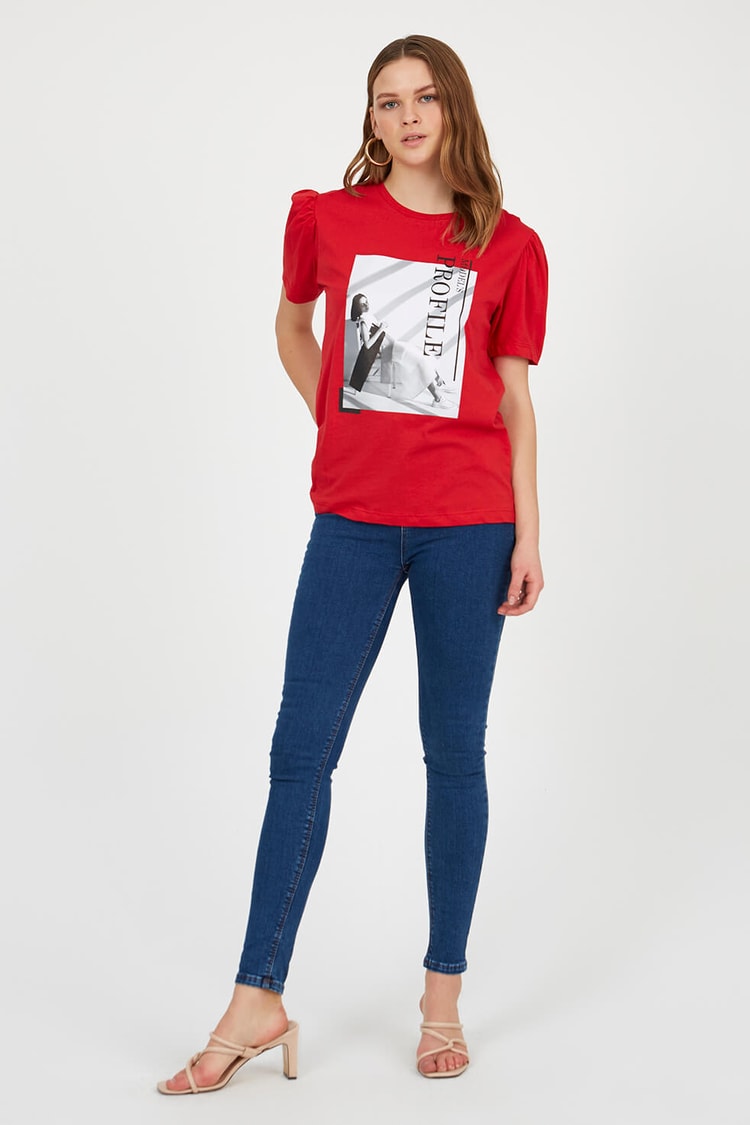 Kırmızı T-ShirtST050S7111401