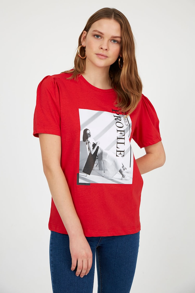 Kırmızı T-ShirtST050S7111401