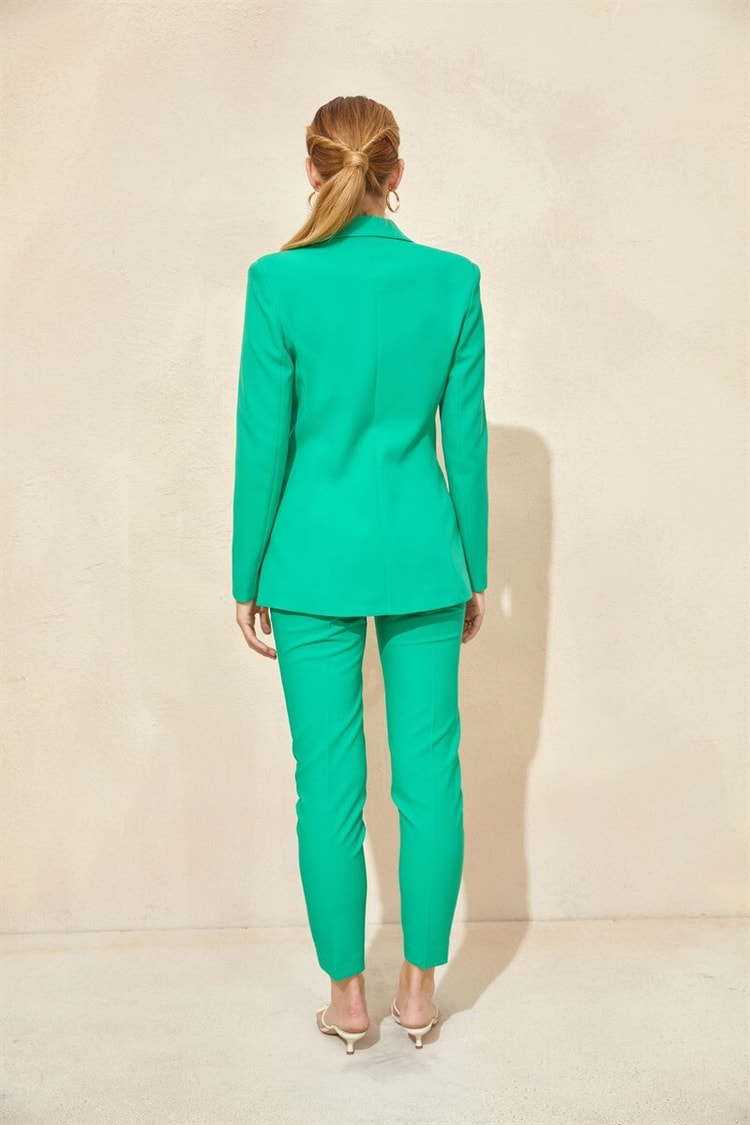 Koyu Yeşil Blazer Ceket Pantolon TakımST050S60072002