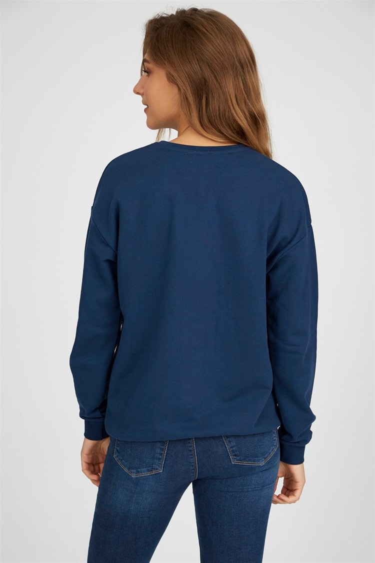Lacivert S-ShirtST050W7204004