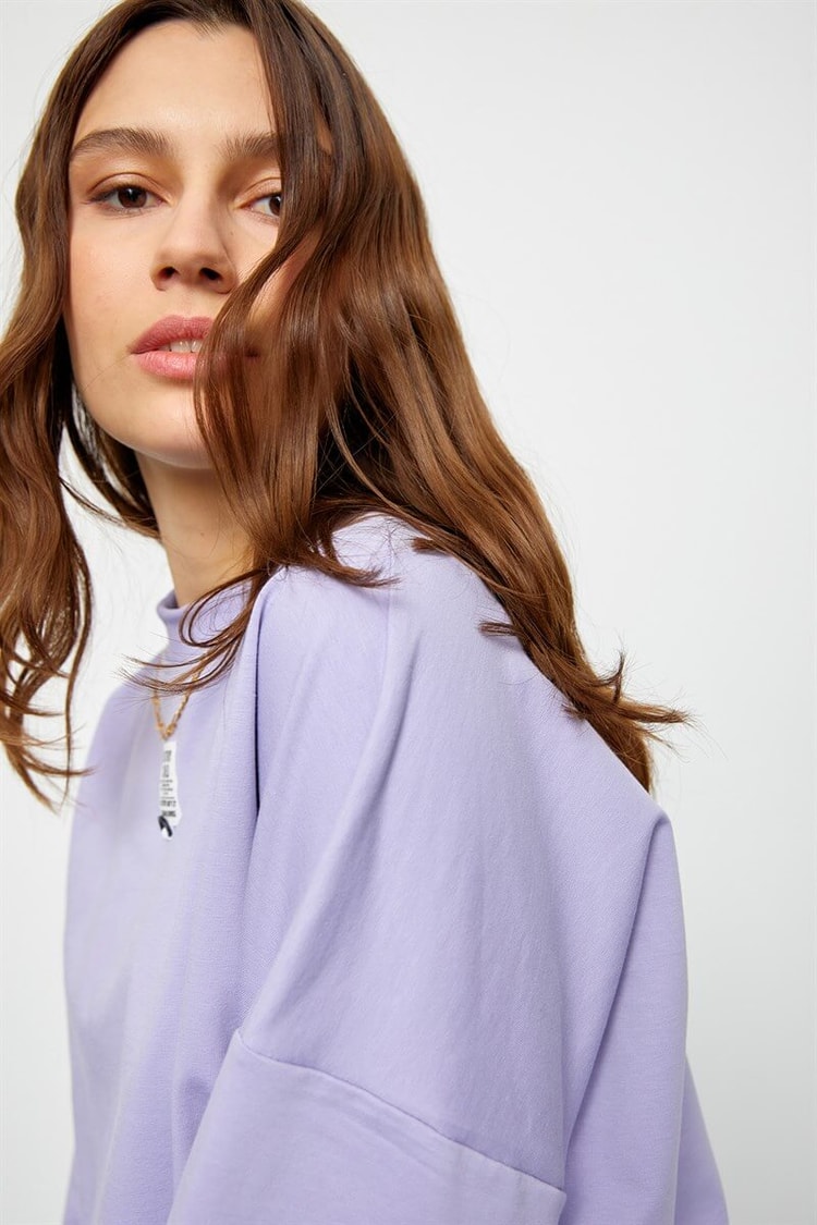 Lila Etiket Detaylı Eşofman TakımıST060S60089002