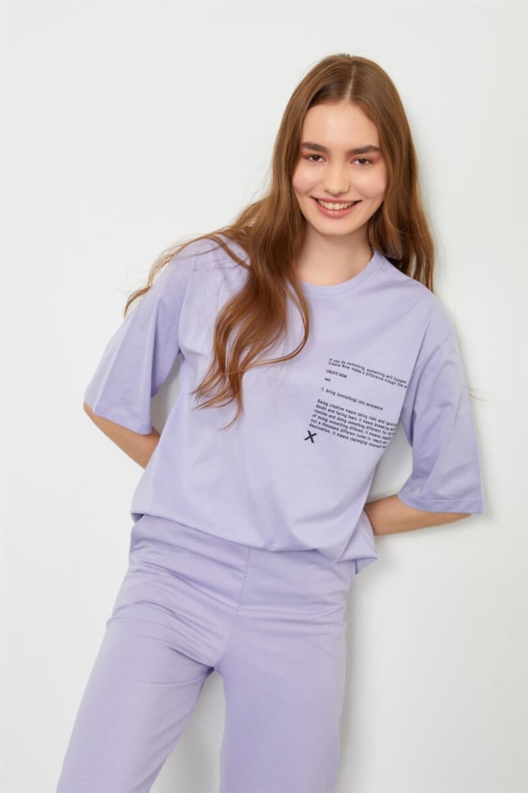 Lila T-Shirt Eşofman Altı TakımST060S60090001