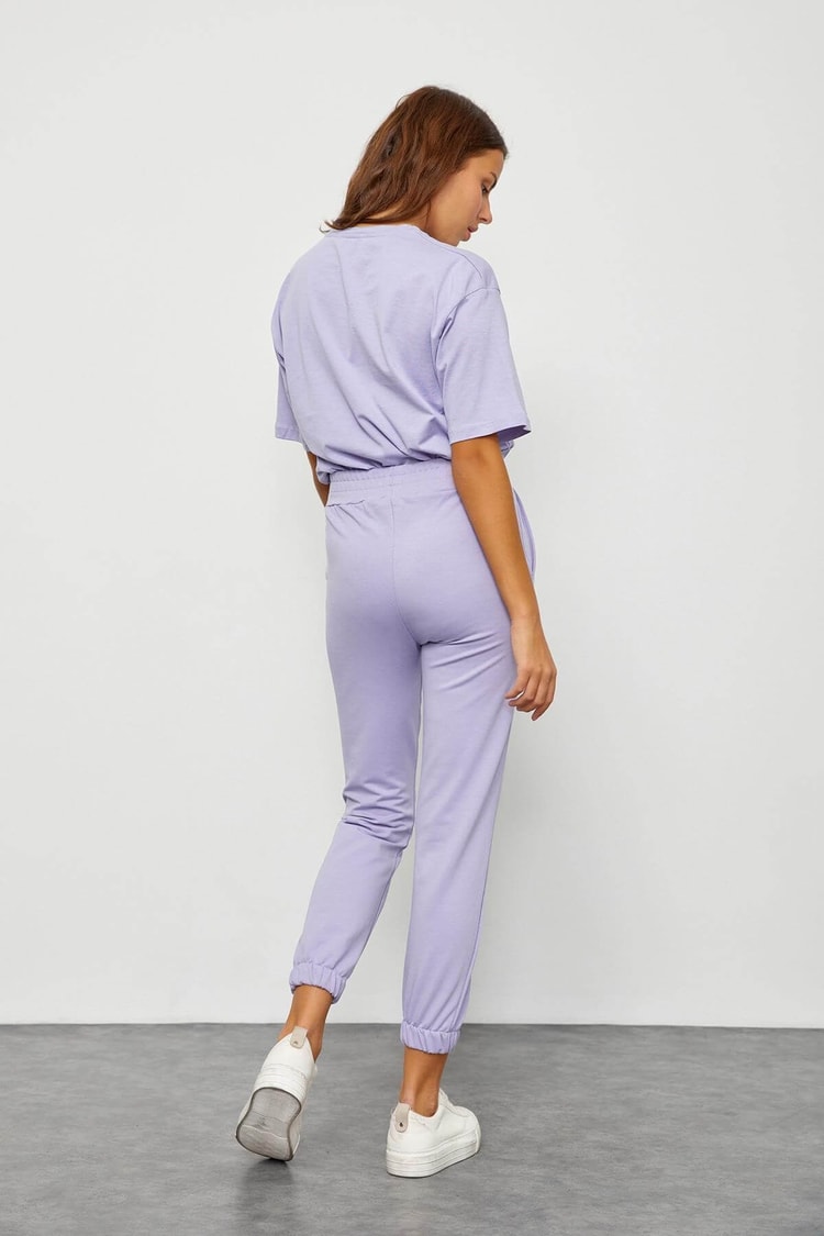 Lila T-Shirt Jogger Eşofman TakımST060S60096001
