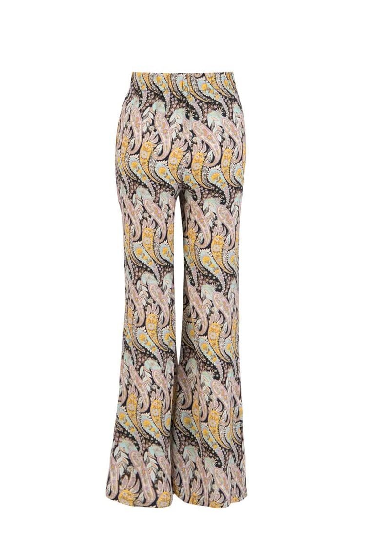 Lila Yüksek Bel Şal Desen PantolonST060S20560001