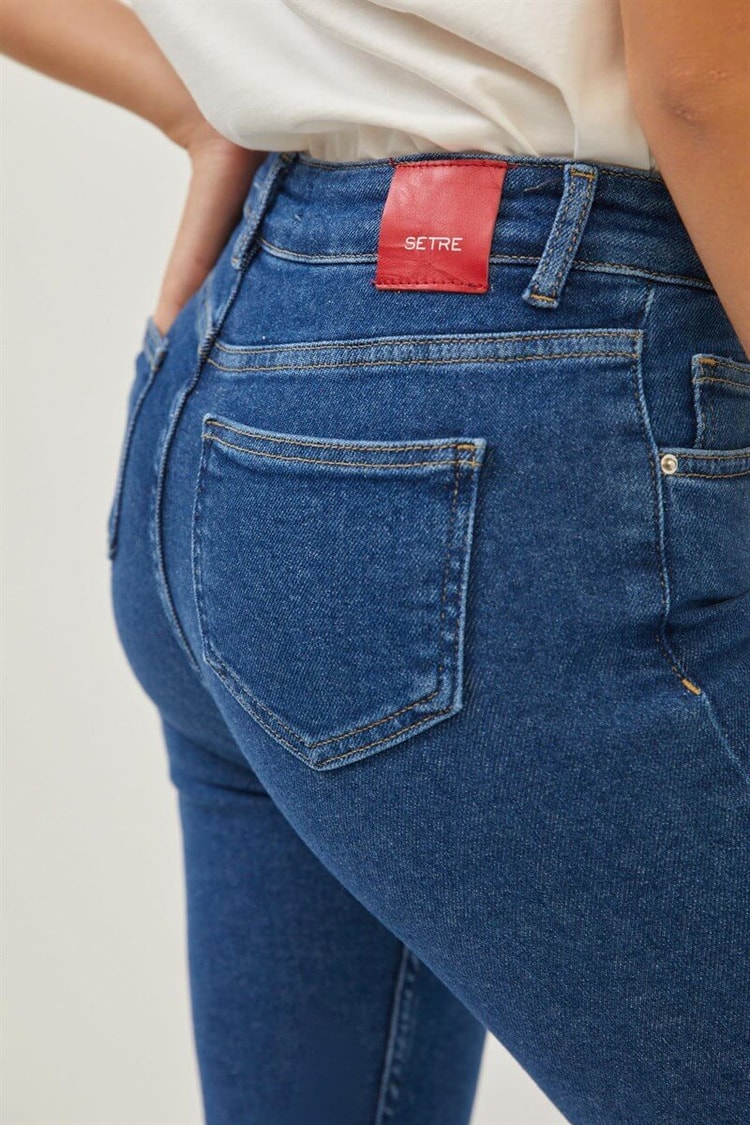 Mavi Yüksek Bel Skinny JeanST060S31682002