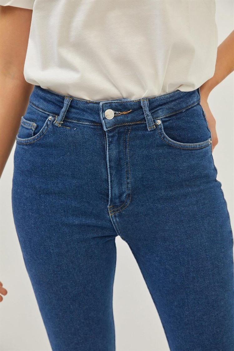 Mavi Yüksek Bel Skinny JeanST060S31682002