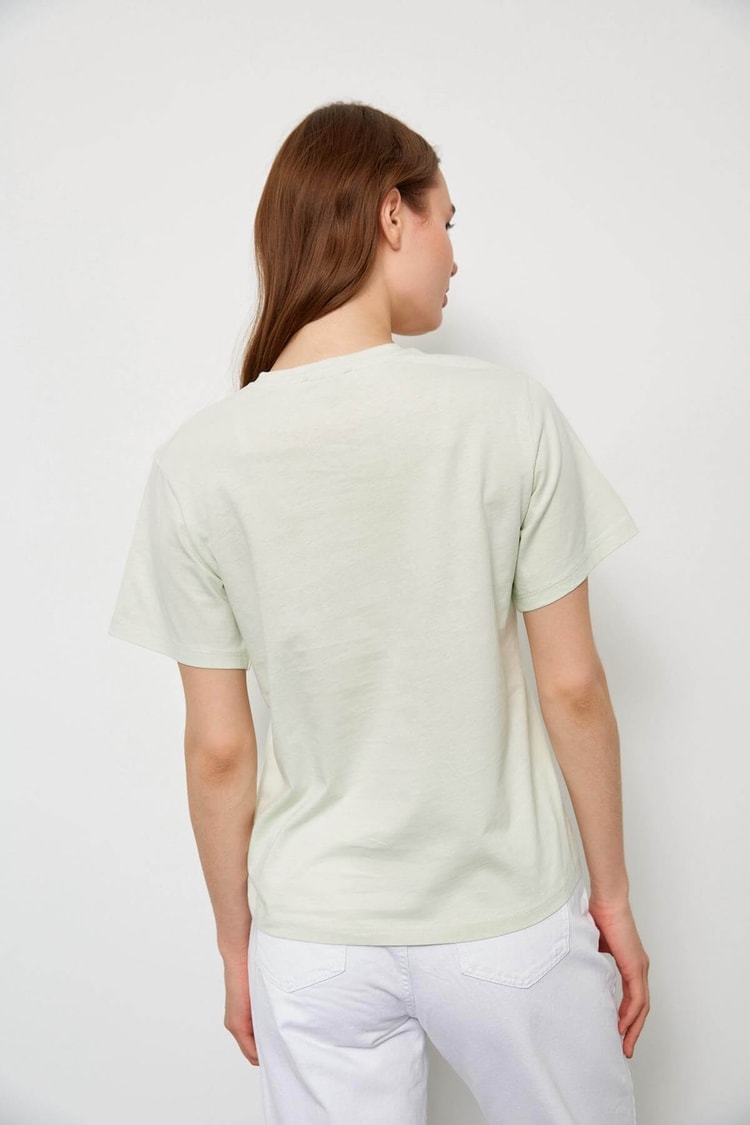 Mint Kısa Kol Baskılı T-ShirtST060S71228003