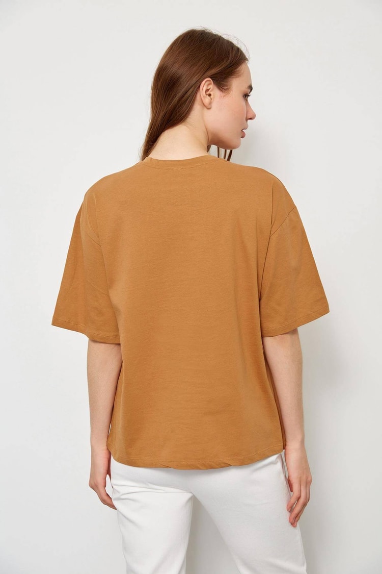 Moka Kısa Kol Baskılı T-ShirtST060S71238001