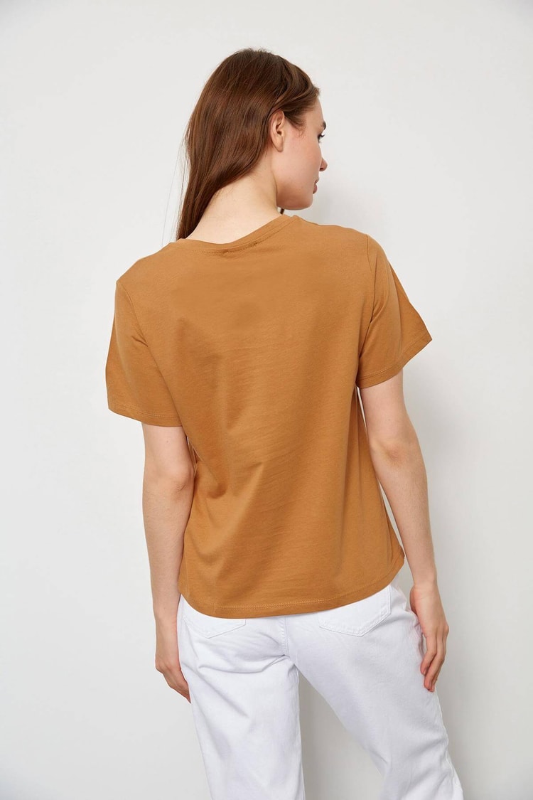 Moka Kısa Kol Baskılı T-ShirtST060S71234001