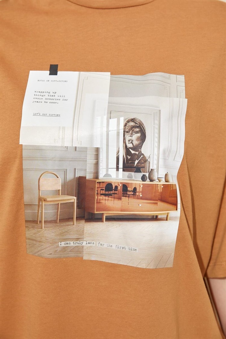 Moka Kısa Kol Baskılı T-ShirtST060S71236002