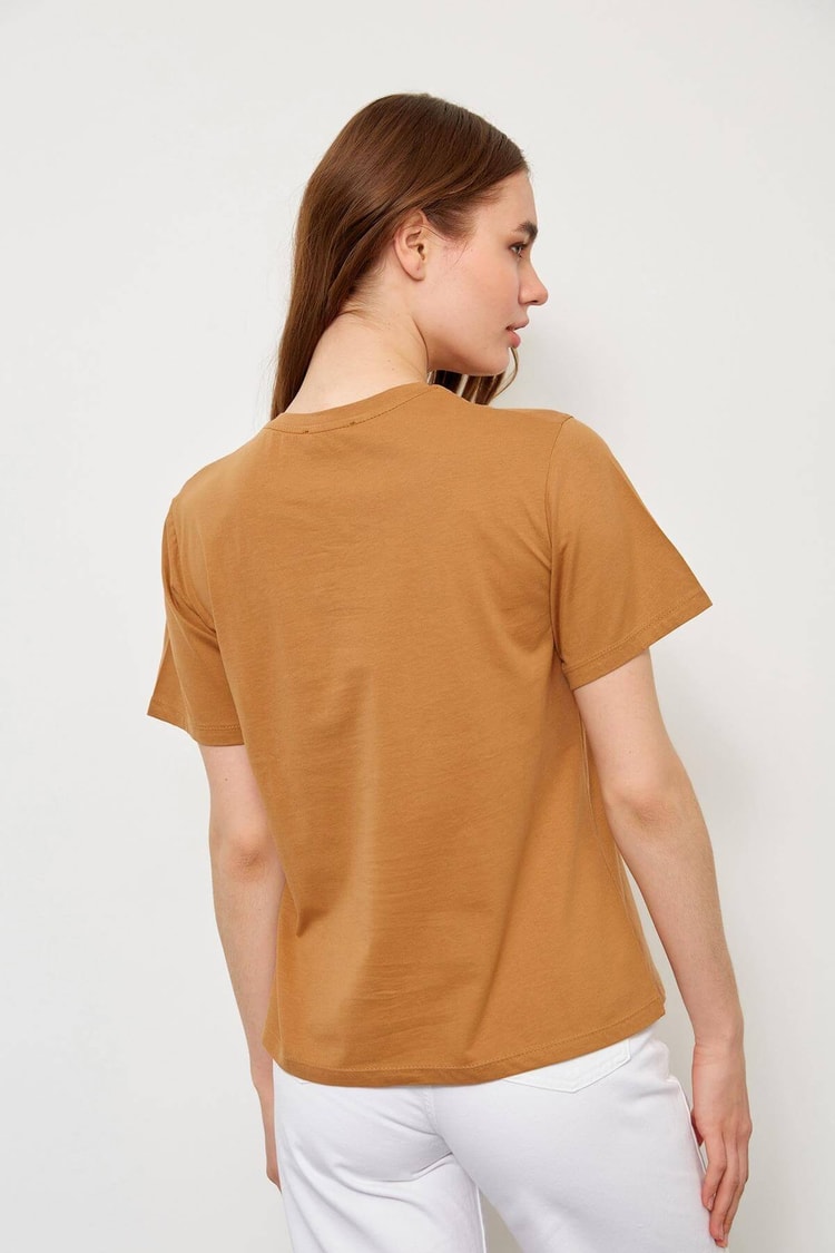 Moka Kısa Kol Baskılı T-ShirtST060S71235001