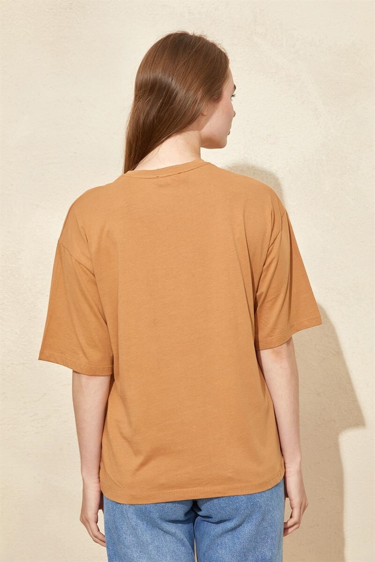 Moka Kısa Kol Baskılı T-ShirtST060S71236002
