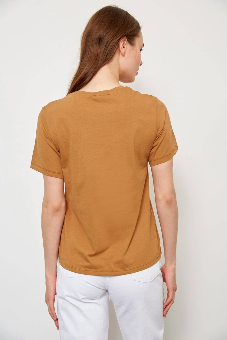 Moka Kısa Kol Baskılı T-ShirtST060S71228004