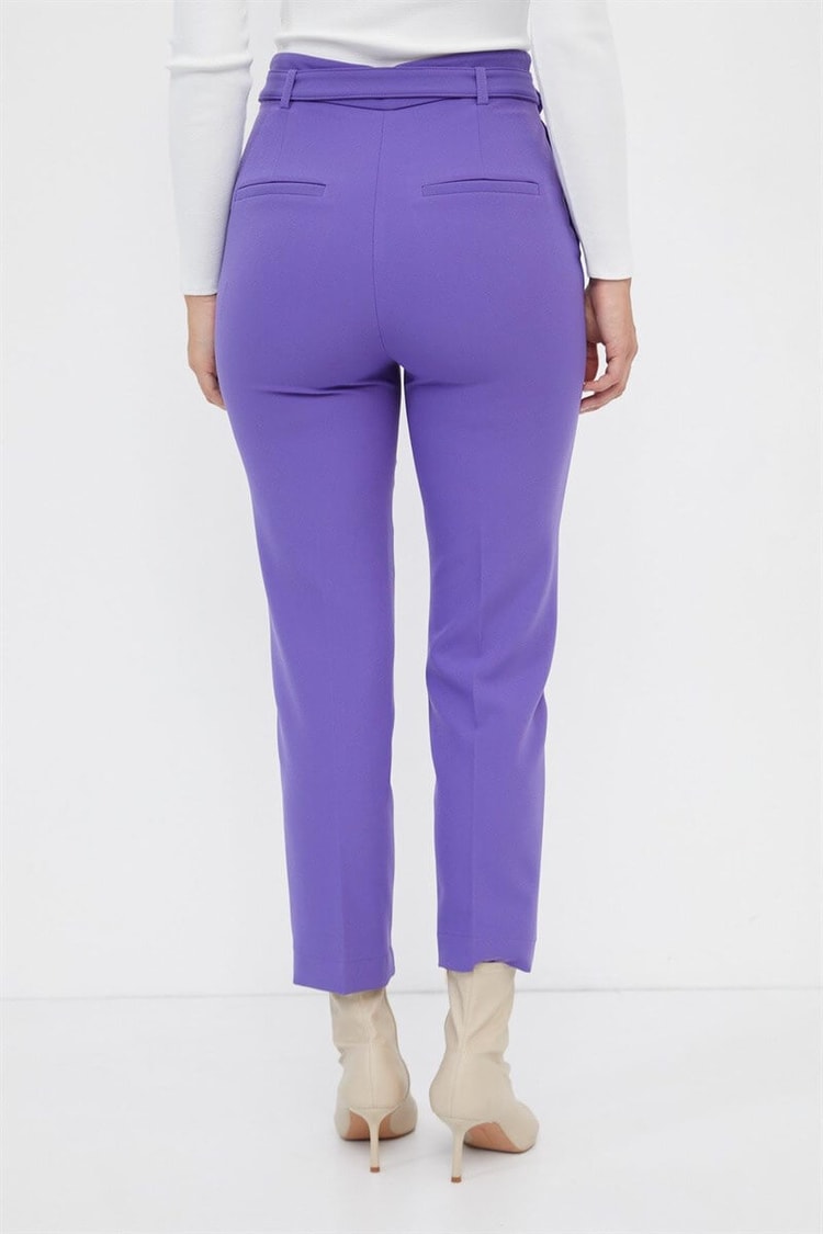 Mor Kemerli Kumaş PantolonST060S20539001