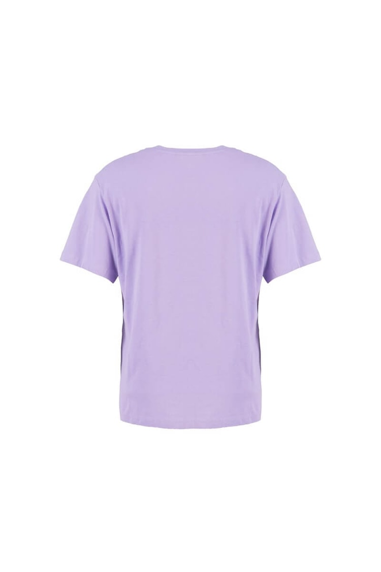 Mor Kısa Kol Baskılı T-ShirtST060S71243003