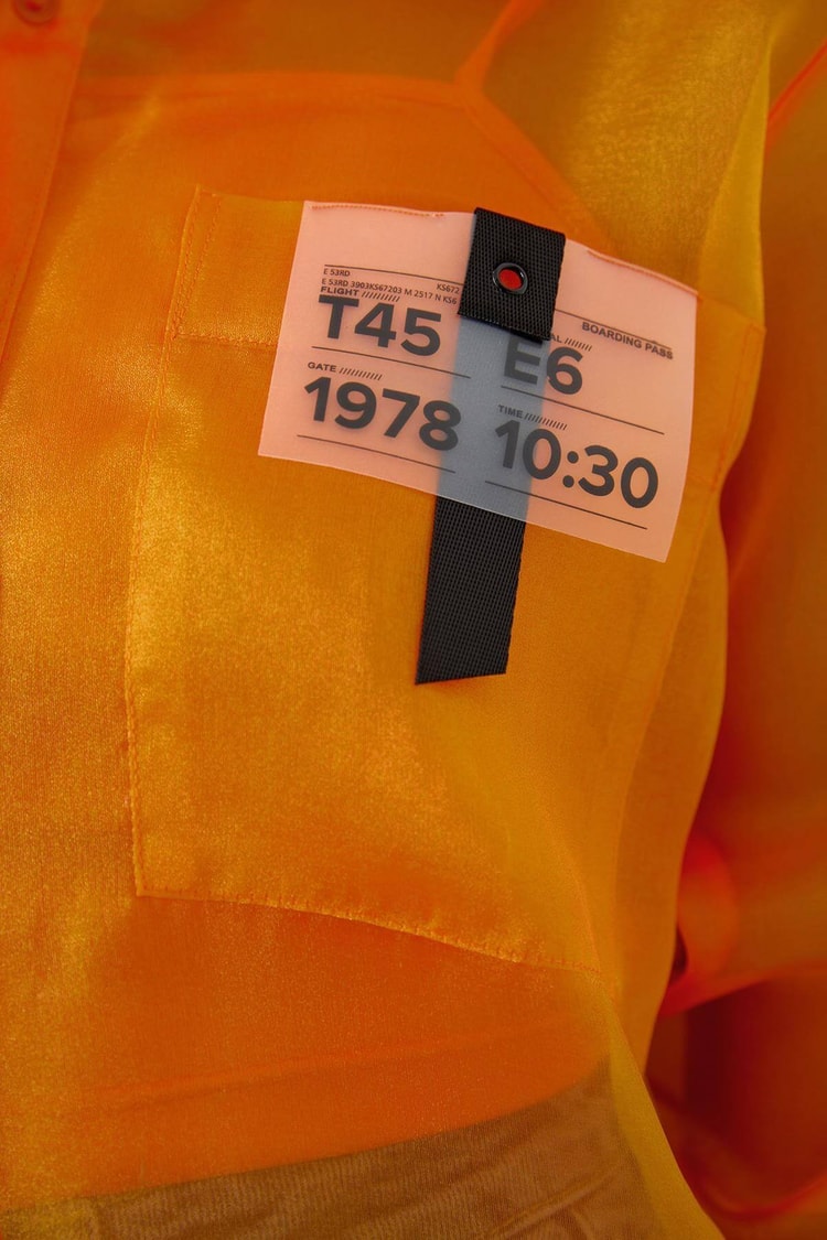 Oranj Çıtçıtlı Organze GömlekST050S5514701