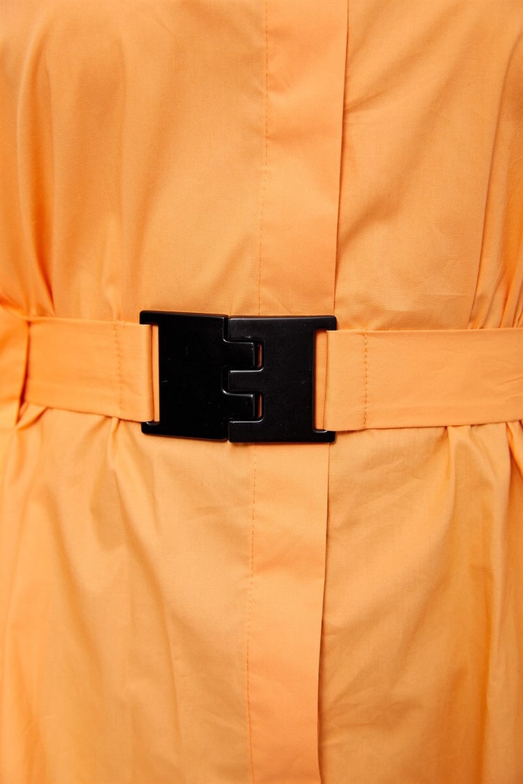 Oranj Kemerli Ve Omuz Detaylı GömlekST060S5515001