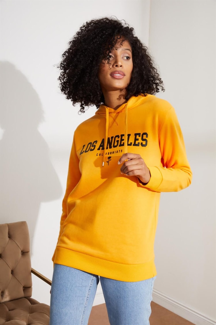 Oranj Los Angeles Kapüşonlu SweatshirtST060W7208201