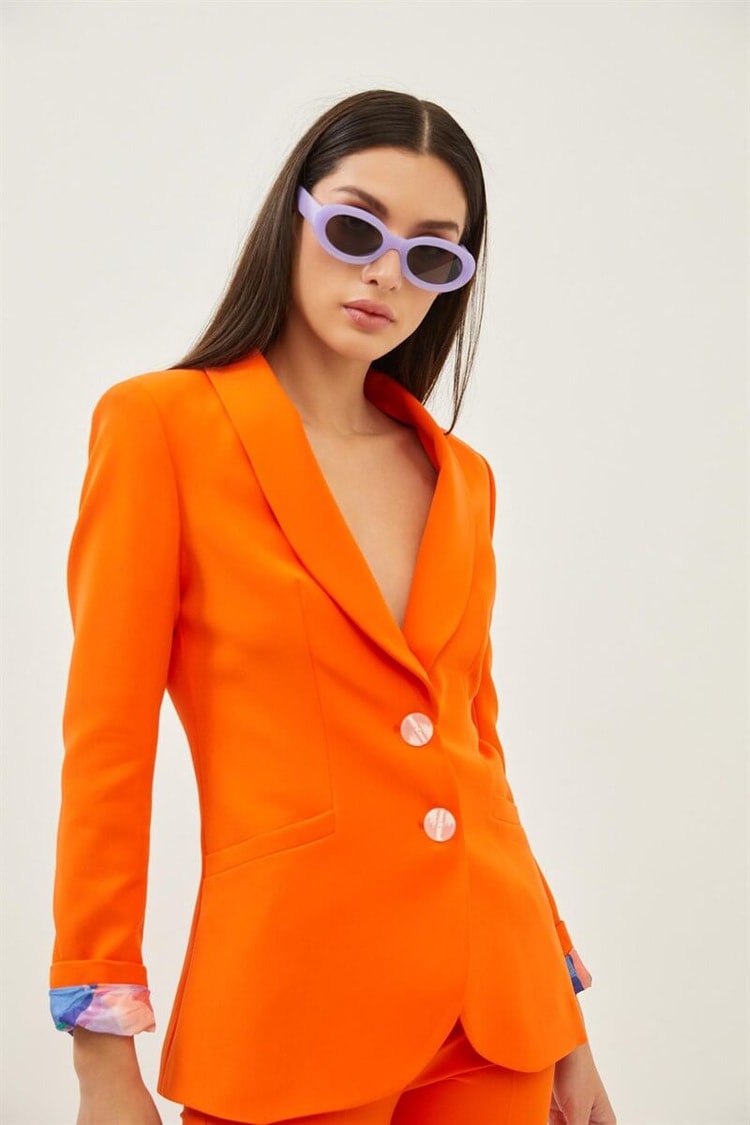 Oranj Mono Yaka Blazer Ceket Kumaş Pantolon TakımST060S90315002