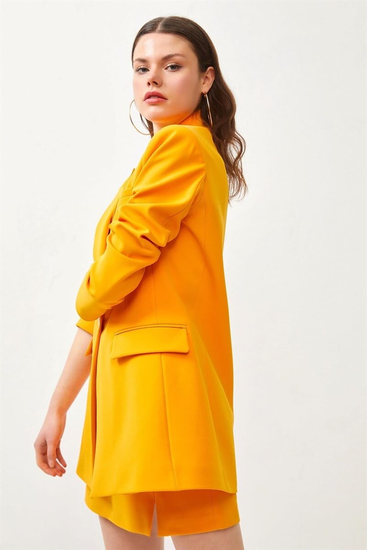 Oranj Mono Yaka Blazer Ceket Mini Etek TakımST060S90001002