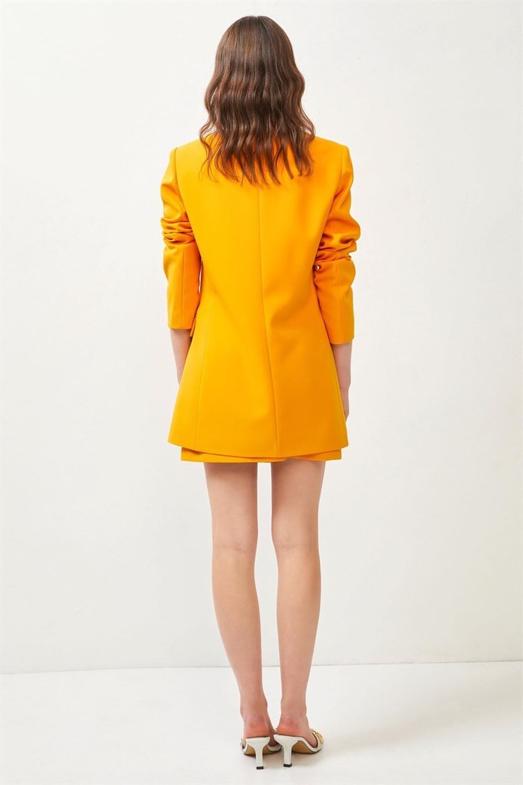 Oranj Mono Yaka Blazer Ceket Mini Etek TakımST060S90001002