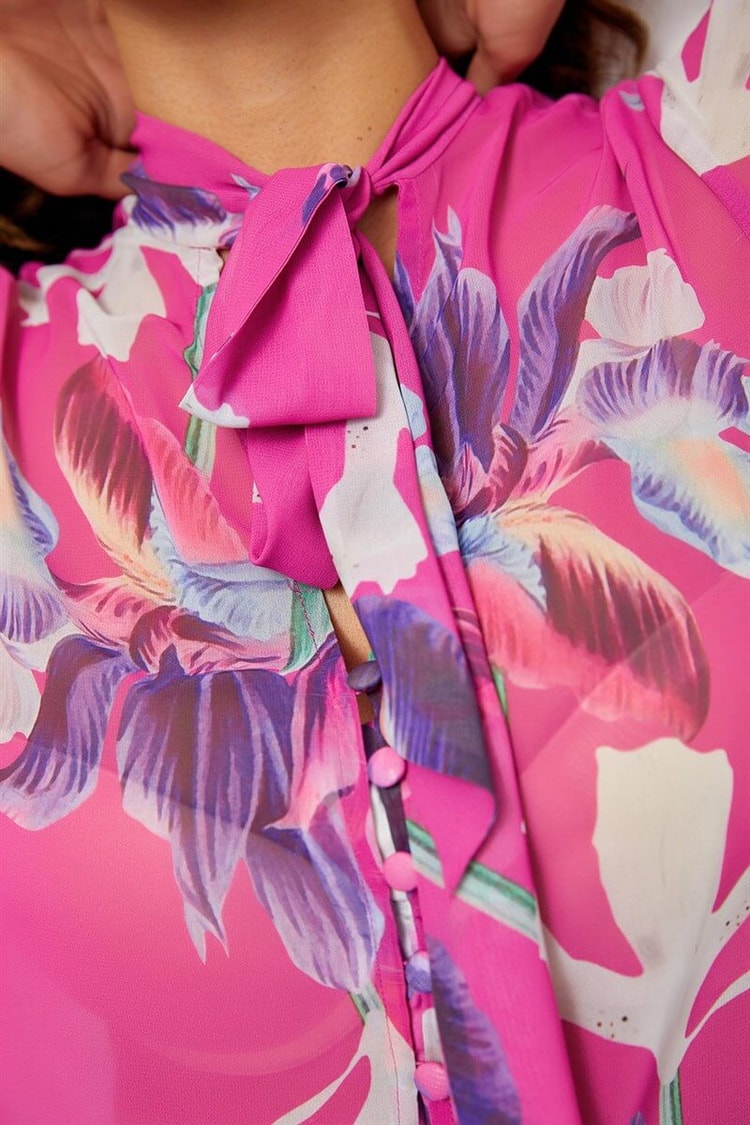 Orkide Floral Desen BluzST050S3048301