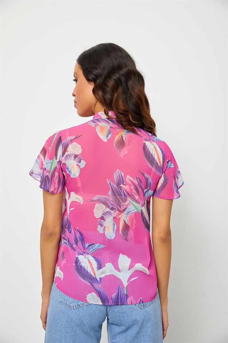 Orkide Floral Desen BluzST050S3048301