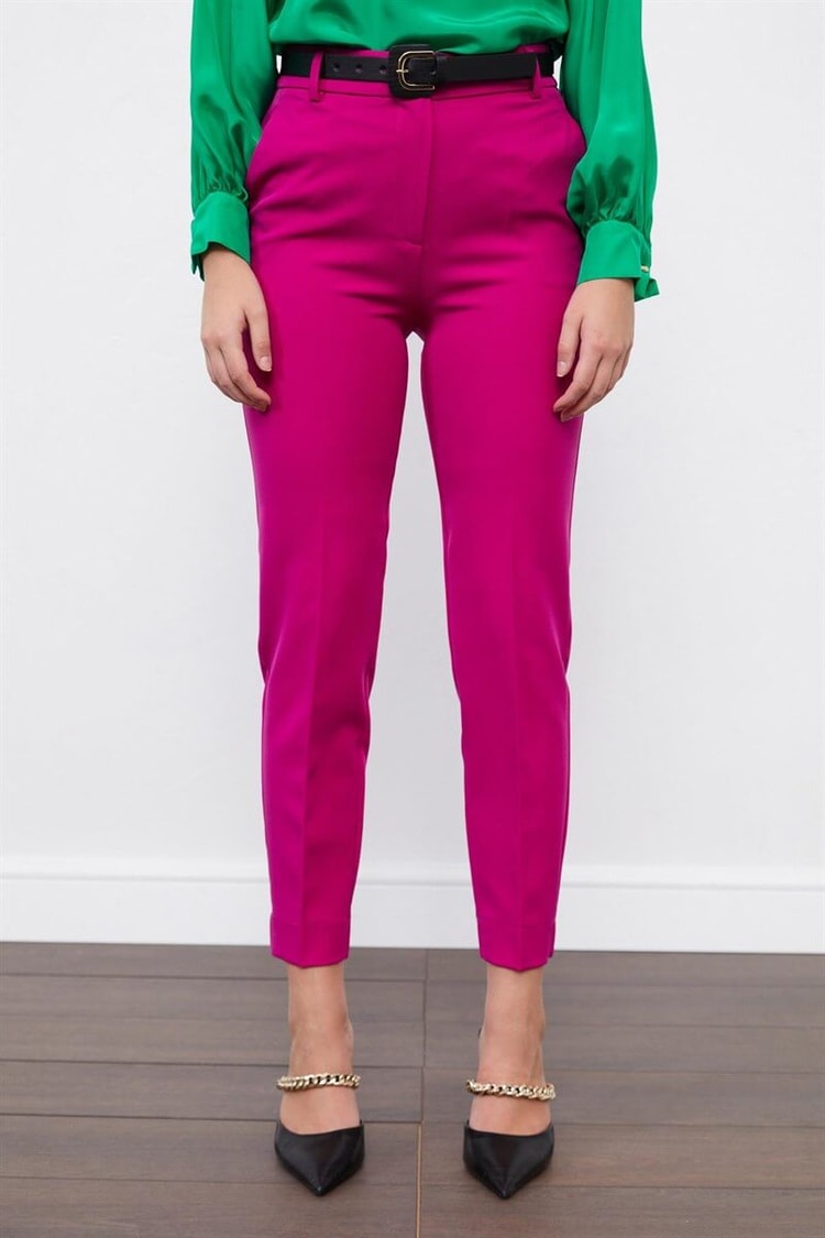 Orkide Kemerli Kumaş PantolonST060S20384003