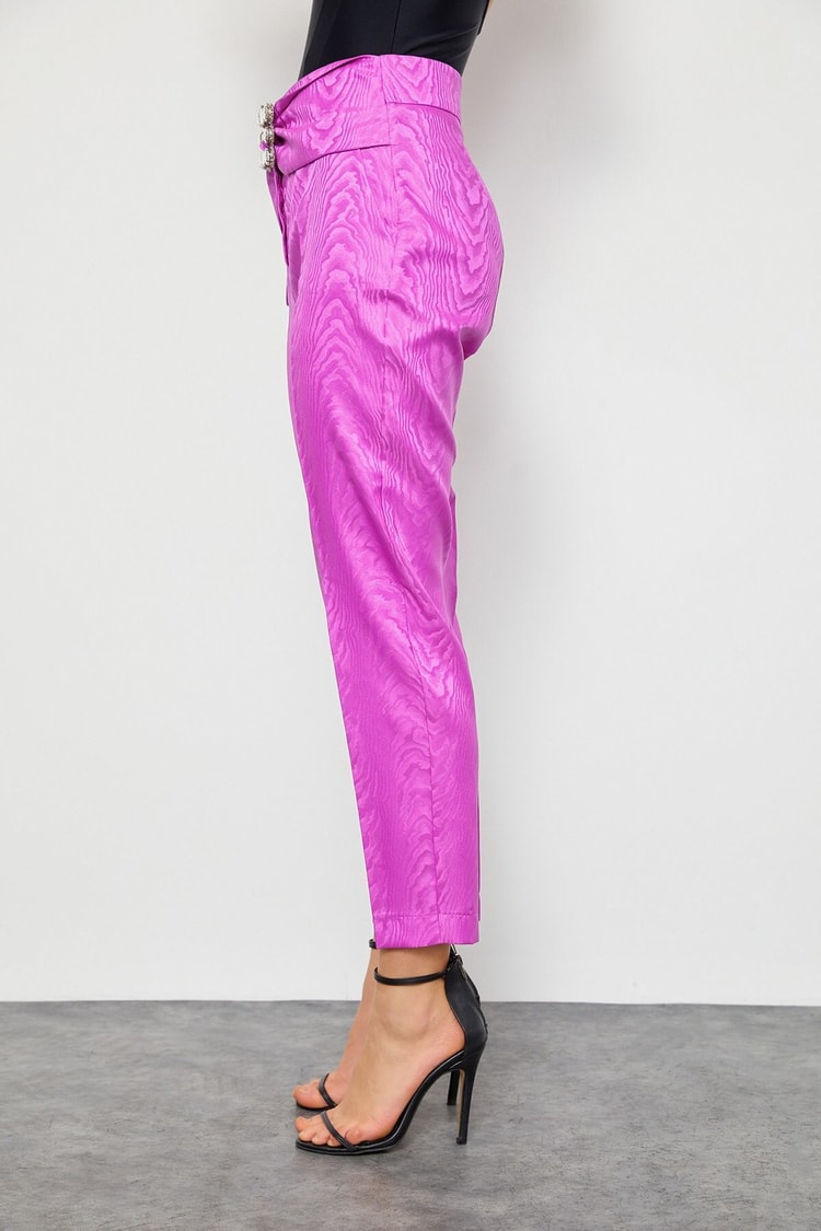 Orkide Taşlı Kemerli PantolonST060S2037001