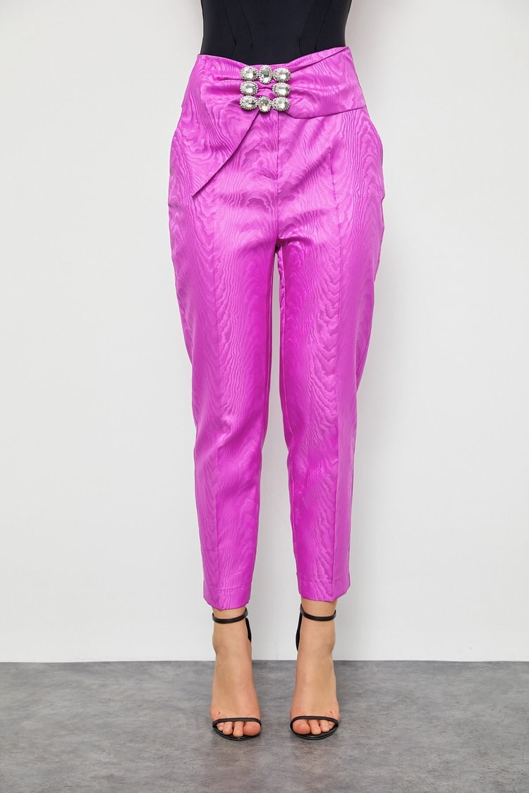 Orkide Taşlı Kemerli PantolonST060S2037001