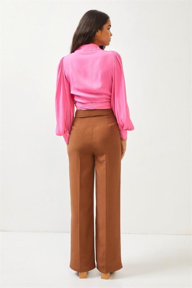Pembe Balon Kol Anvelop BluzST060S30710001