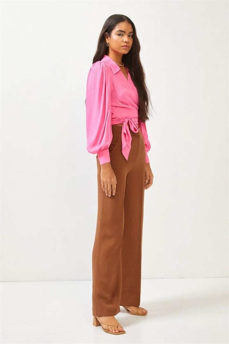 Pembe Balon Kol Anvelop BluzST060S30710001