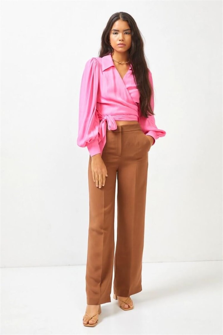 Pembe Balon Kol Anvelop BluzST060S30710001