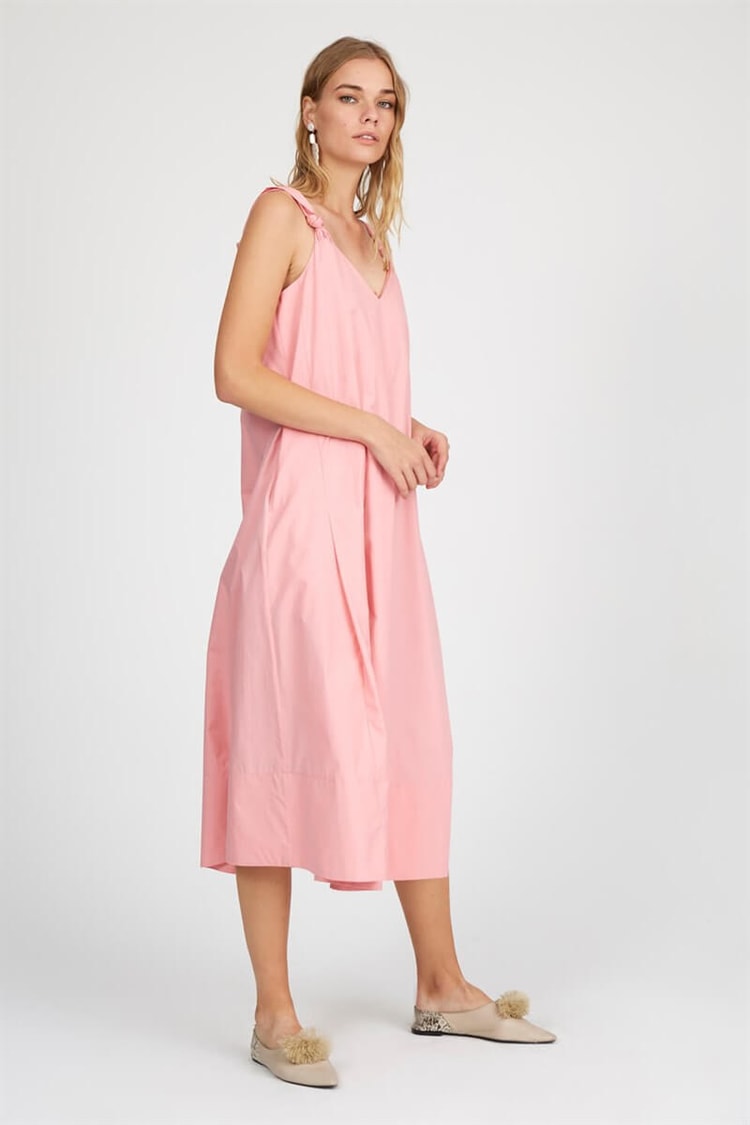 Pembe Kolsuz Midi ElbiseST050S4054201