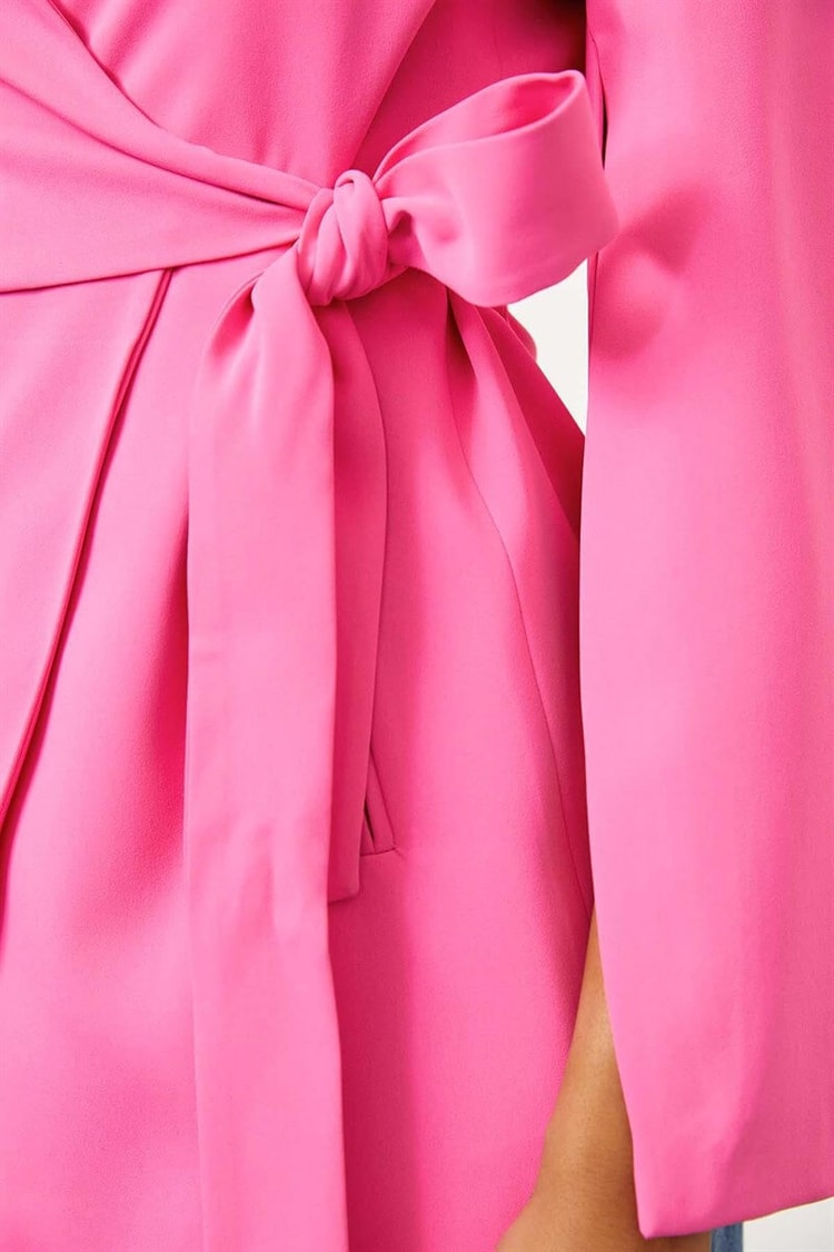 Pembe Kruvaze Pelerin CeketST040W90089004