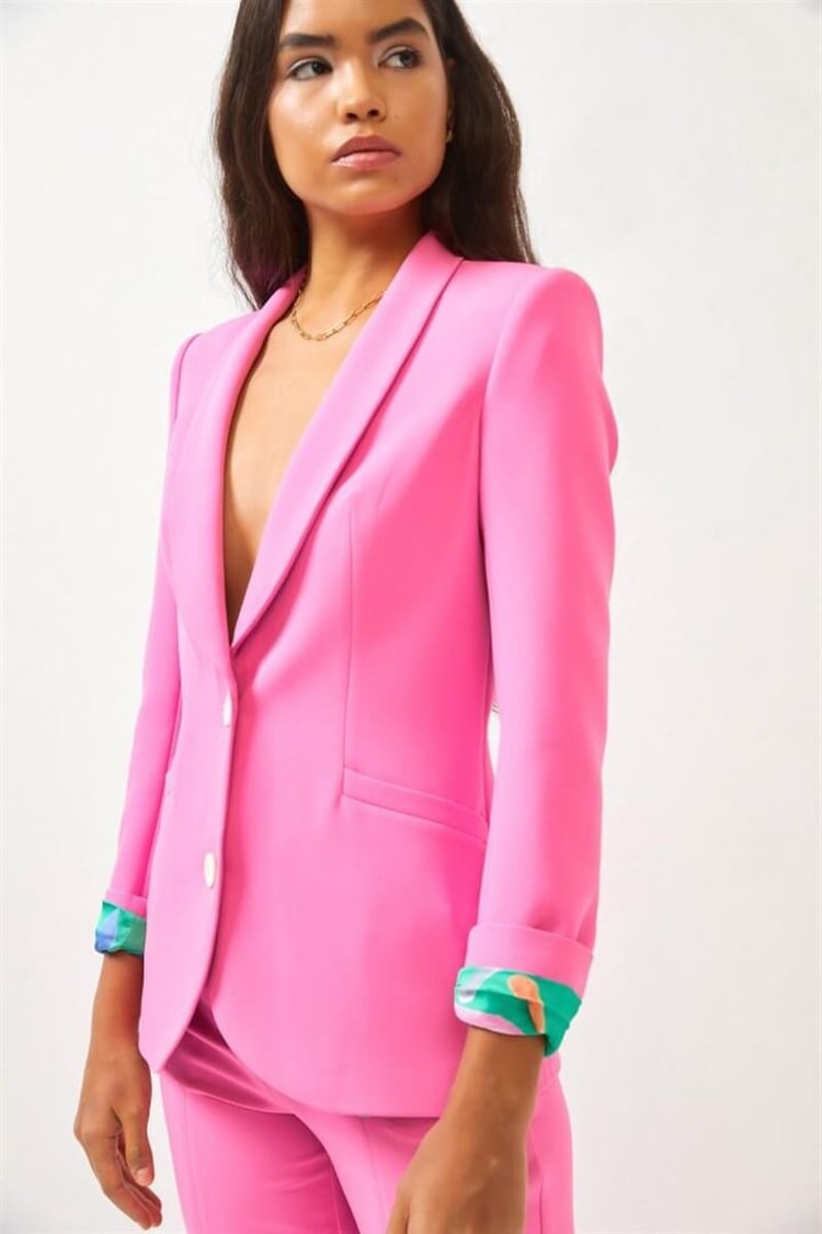 Pembe Mono Yaka Blazer CeketST060S90315002