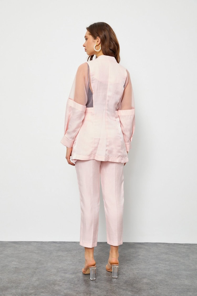 Pembe Organze Kumaş Karışımlı TakımST060S60079001