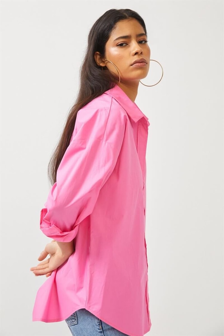 Pembe Oversize GömlekST060S55243001